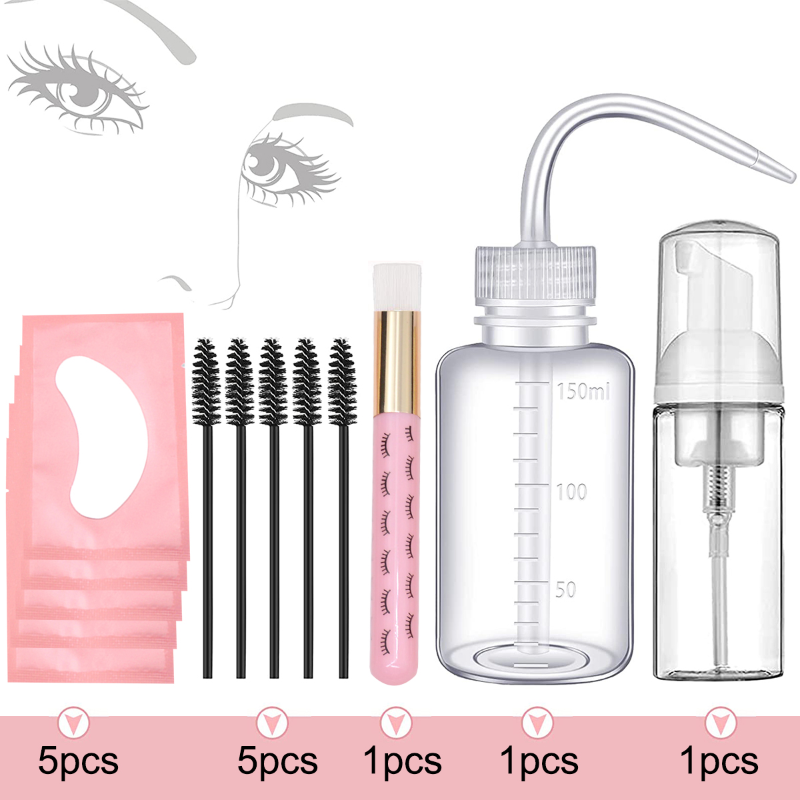 Eyelash Extension Wash Kit - 13Pcs Perlengkapan Pembersih Ekstensi Bulu Mata