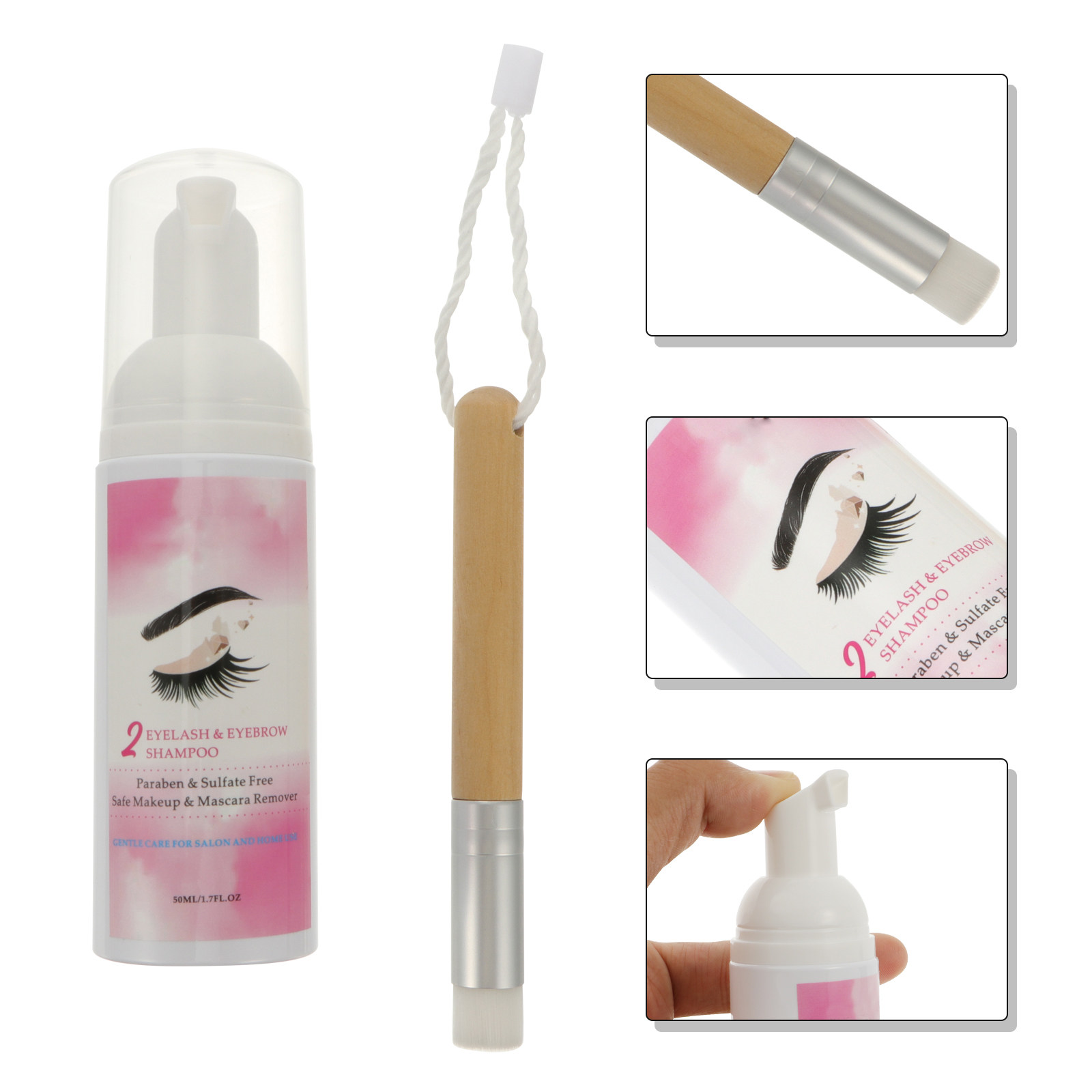 Eyelash Extension Foam Cleanser - Sampo untuk Perawatan Bulu Mata Palsu