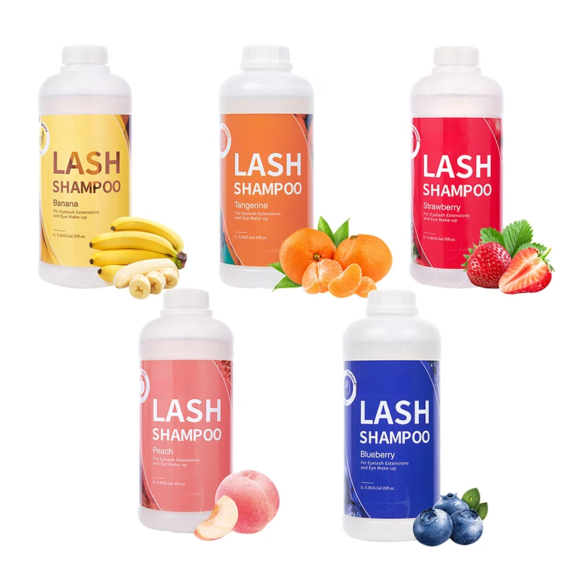 Eyelash Extension Wash Kit - 1L sampo bulu mata Busa Pembersih