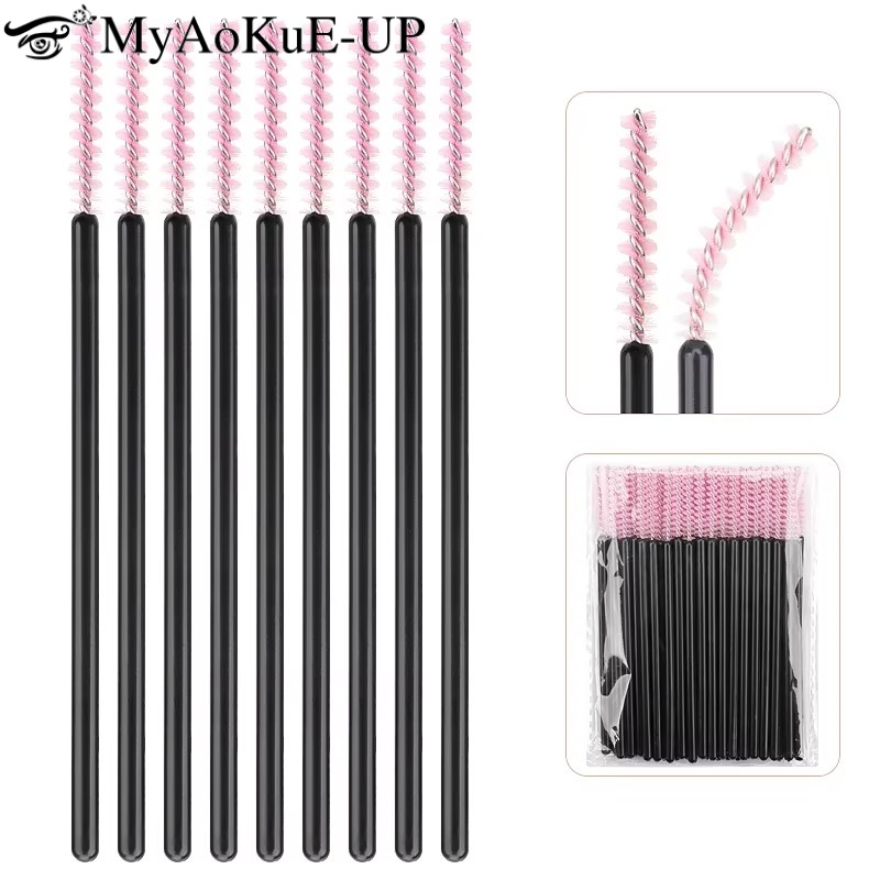Eyelash Extension Vendor - 50 Buah Kuas Rias Bulu Mata