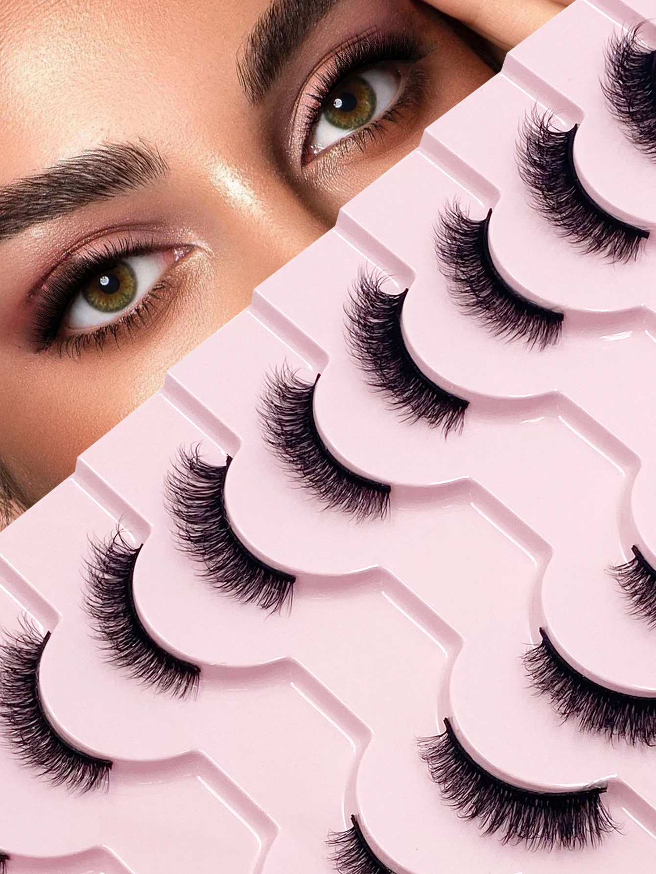 Eyelash Extension Cat Eye - Setengah Bulu Mata 10 Pasang Setengah