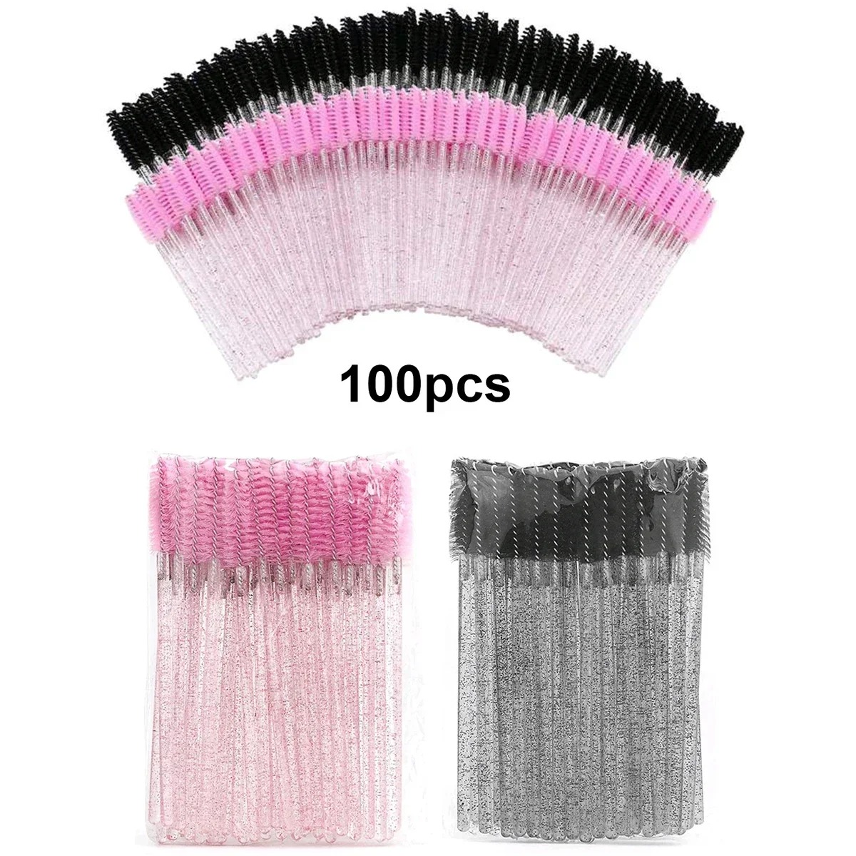 Eyelash Extension Vendor - 100 Buah Kuas Bulu Mata Sekali