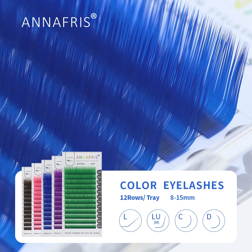 Lash Tile Palette - ANNAFRIS Ekstensi Bulu Mata Warna Individual