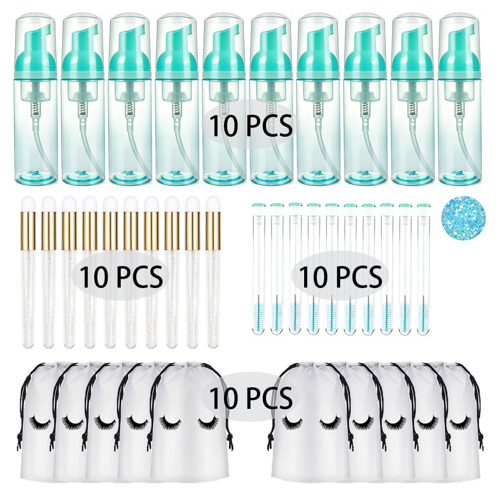 Refill Eyelash Extension - 20/40 buah, botol plastik berukuran 60