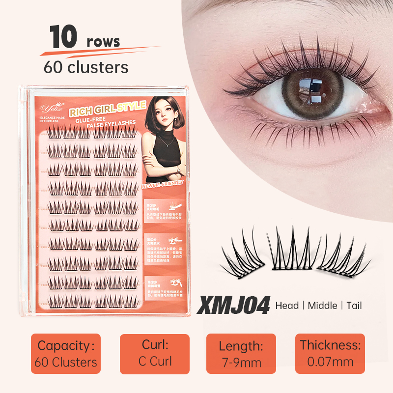 Eyelash Extension Anime - Yelix DIY Bulu Mata Cluster Perekat