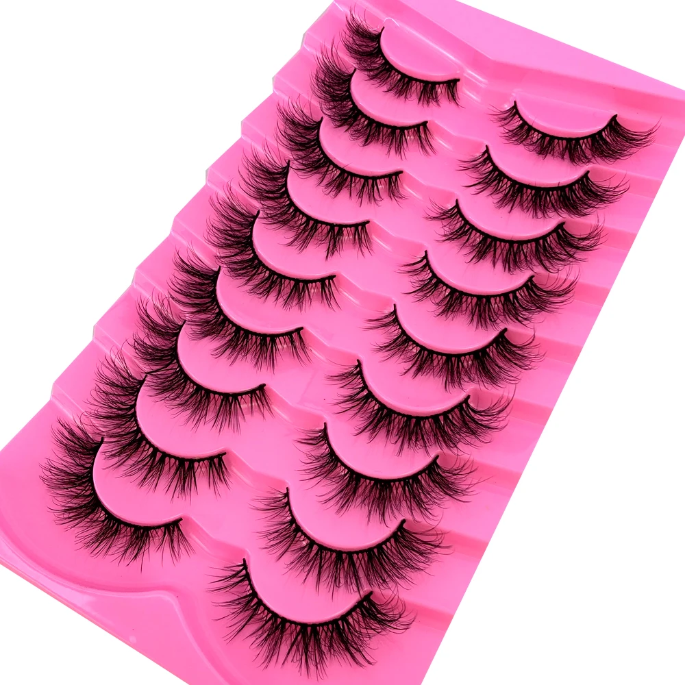 Eyelash Extension Volume Cat Eye - AMSDCN 9 Pasang Bulu Mata Mink,