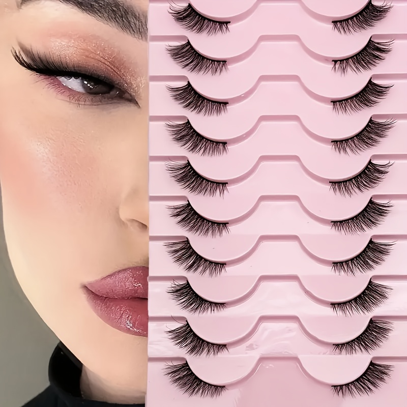 Eyelash Extension Cat Eye - 10 Pasang Bulu Mata Setengah Alami