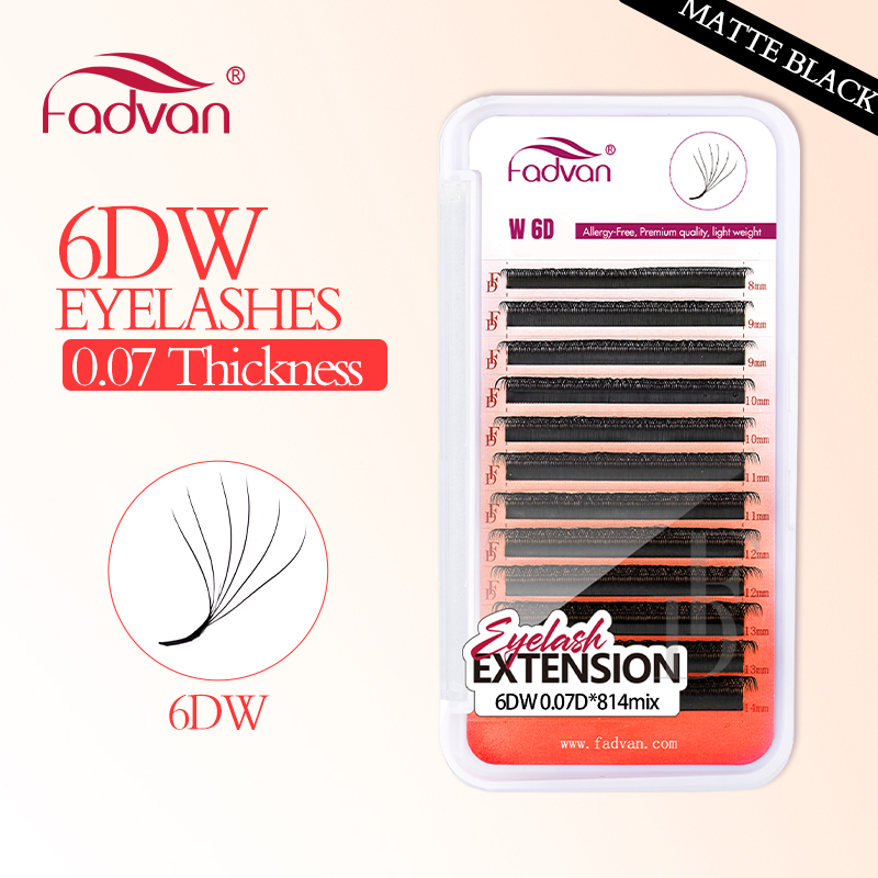 FADVAN Bulu Mata 6D W Asli 0.0 - Eyelash Extension Human Hair ulasan dan harga