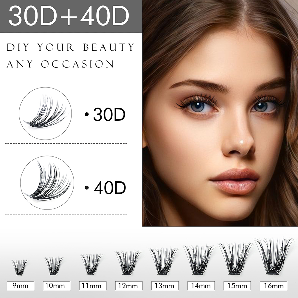 WINKLURE DIY Lash Clusters Mix - Eyelash Extension Volume Cat Eye ulasan dan harga