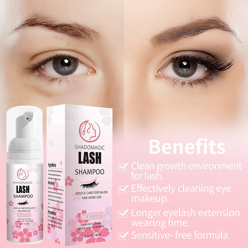 【A】 60ML Sampo Pembersih Cepat - Eyelash Extension Foam Cleanser ulasan dan harga