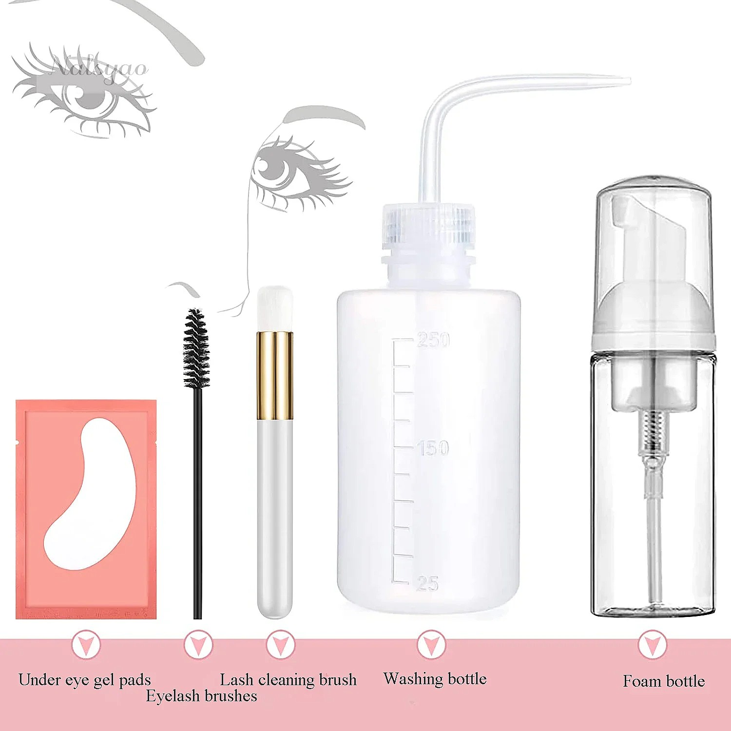 Botol Pembersih Busa Bulu Mata - Eyelash Extension Wash Kit ulasan dan harga