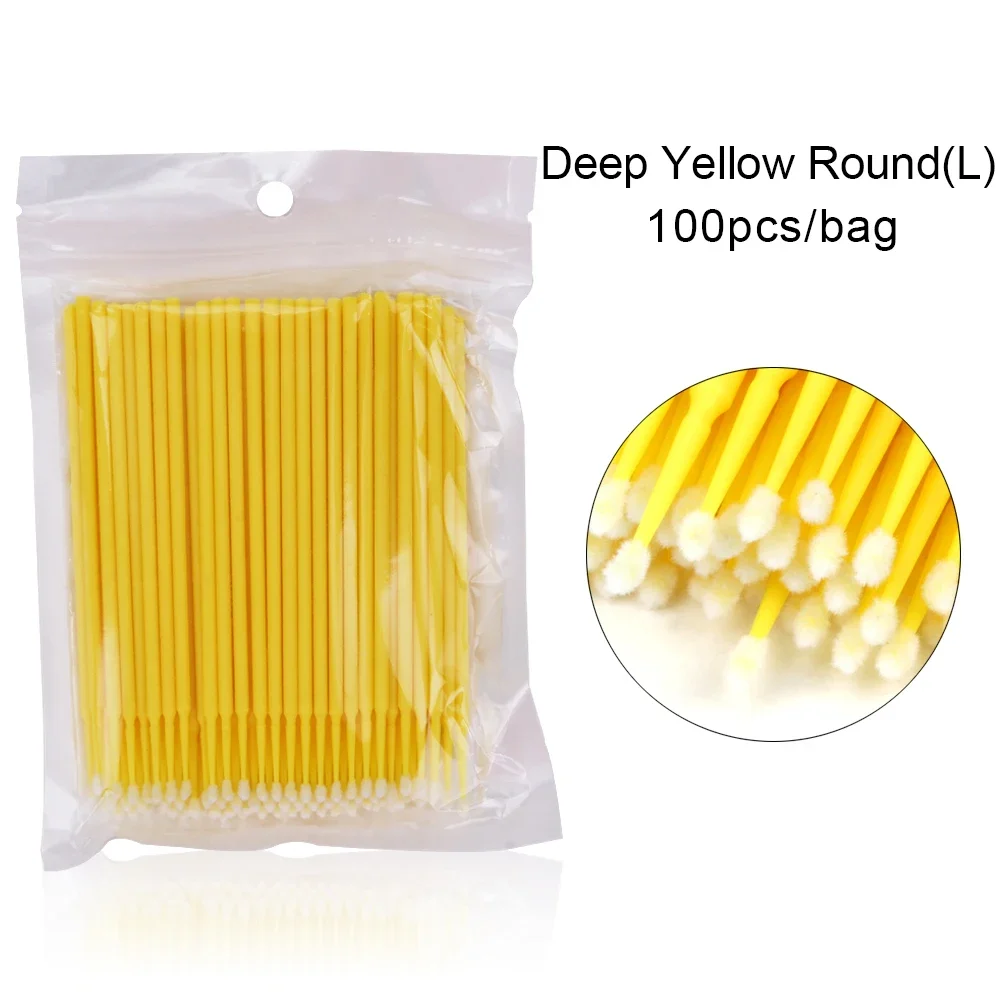 100Pcs/kantong Sikat Bulu Mata - Eyelash Extension Guide ulasan dan harga