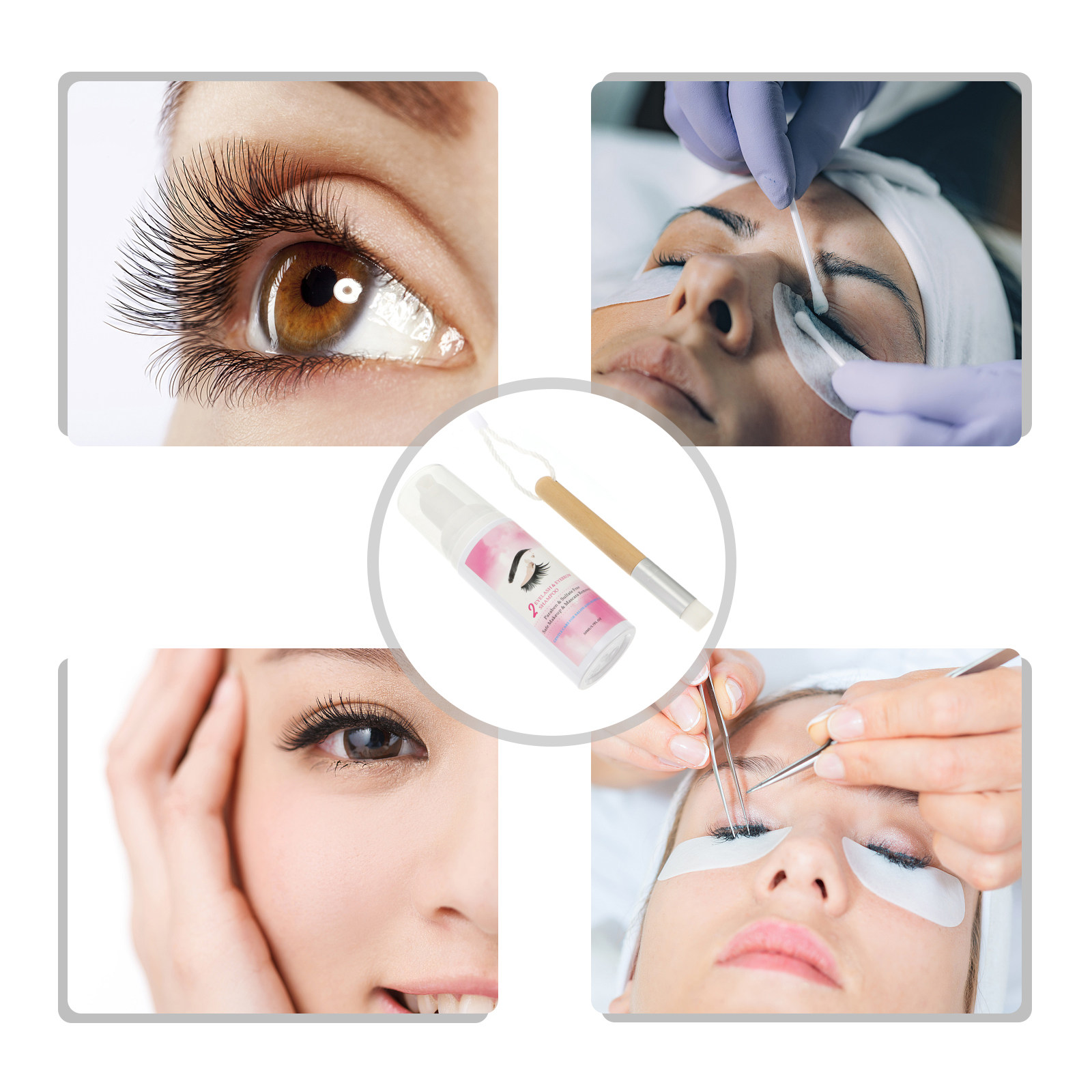 Sampo untuk Perawatan Bulu Mat - Eyelash Extension Foam Cleanser ulasan dan harga