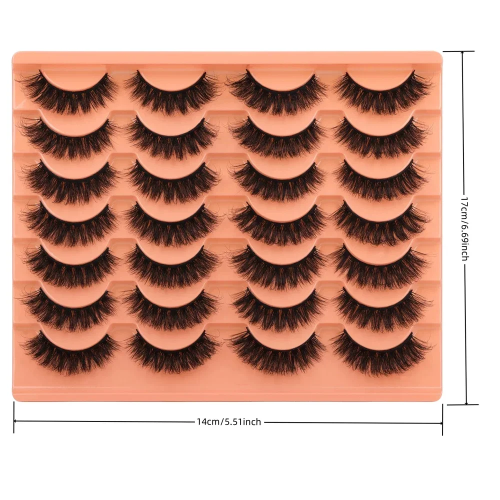 14 Pasang Bulu Mata Palsu Natu - Eyelash Extension Volume Cat Eye ulasan dan harga