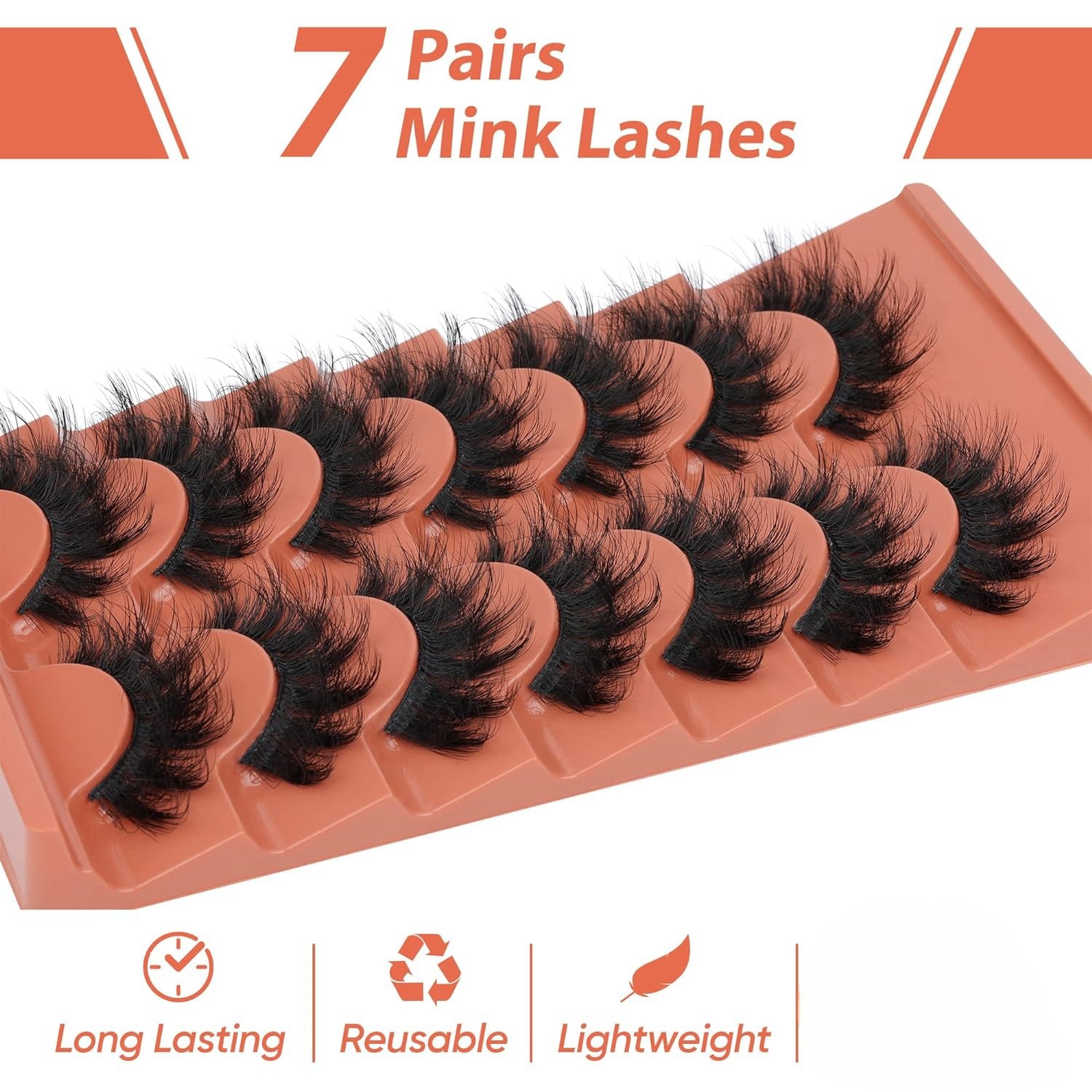7 pasang bulu mata palsu halus - Eyelash Extension Cat Eye ulasan dan harga