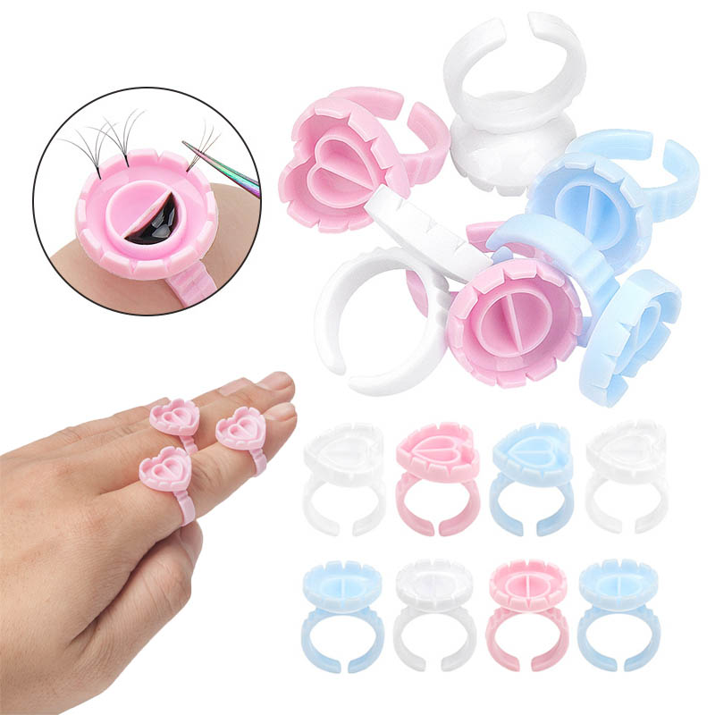 100/300/500 Buah Cangkir Lem E - Refill Eyelash Extension ulasan dan harga