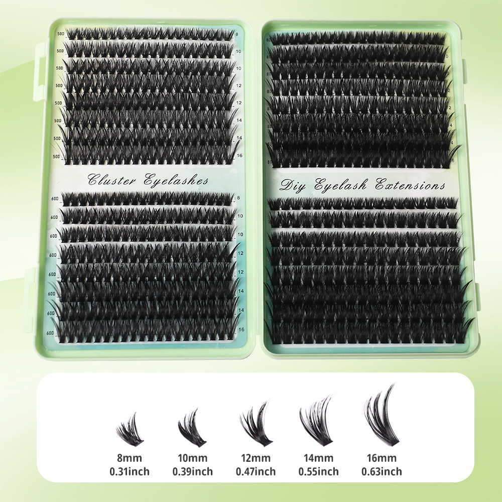 Bulu Mata Cluster DIY Lash Ext - Eyelash Extension Volume Cat Eye ulasan dan harga