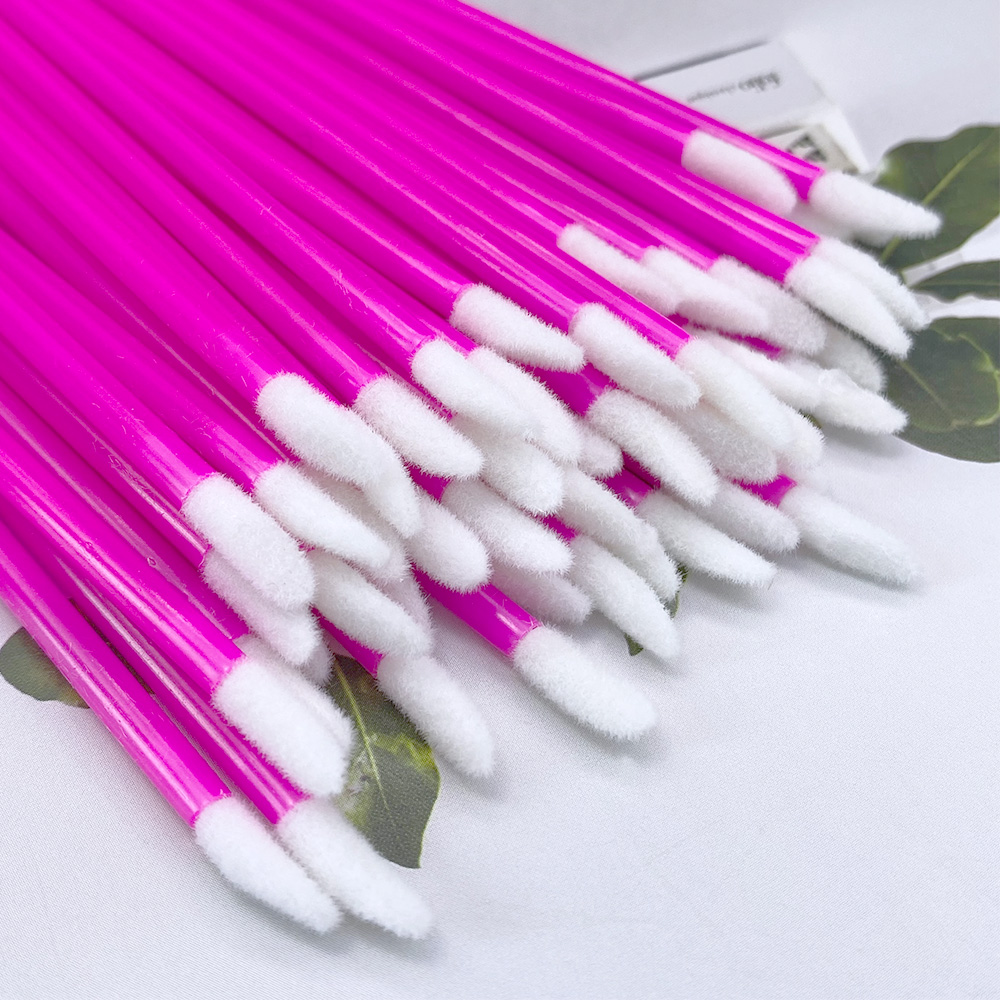 100 Buah Kuas Bibir Sekali Pak - Eyelash Extension Vendor ulasan dan harga