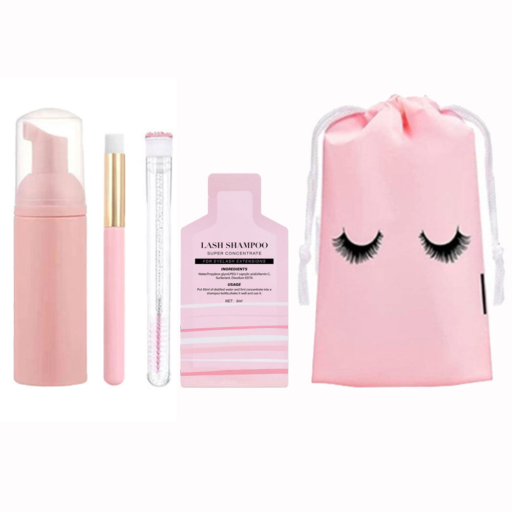 Kit Busa Sampo Ekstensi Bulu M - Eyelash Extension Wash Kit ulasan dan harga