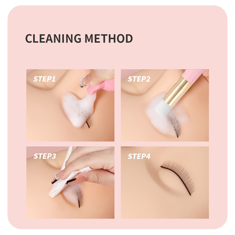 Kit Busa Sampo Ekstensi Bulu M - Eyelash Extension Wash Kit ulasan dan harga