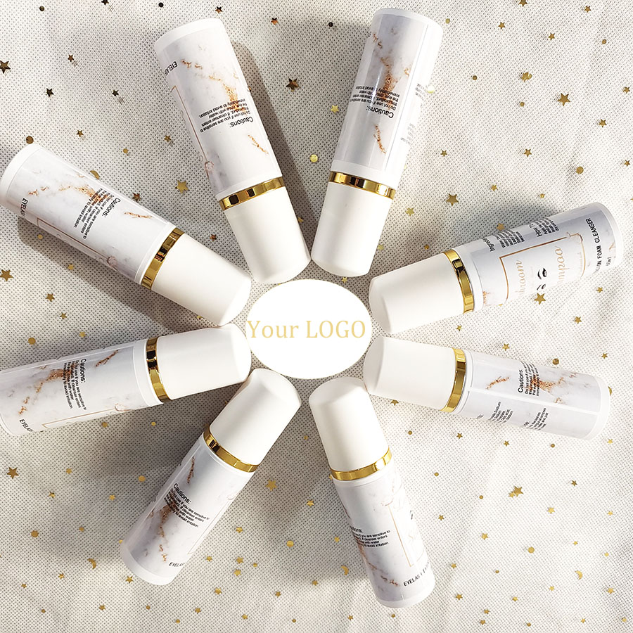 Kit Kuas Sampo Bulu Mata Kusto - Eyelash Extension Foam Cleanser ulasan dan harga