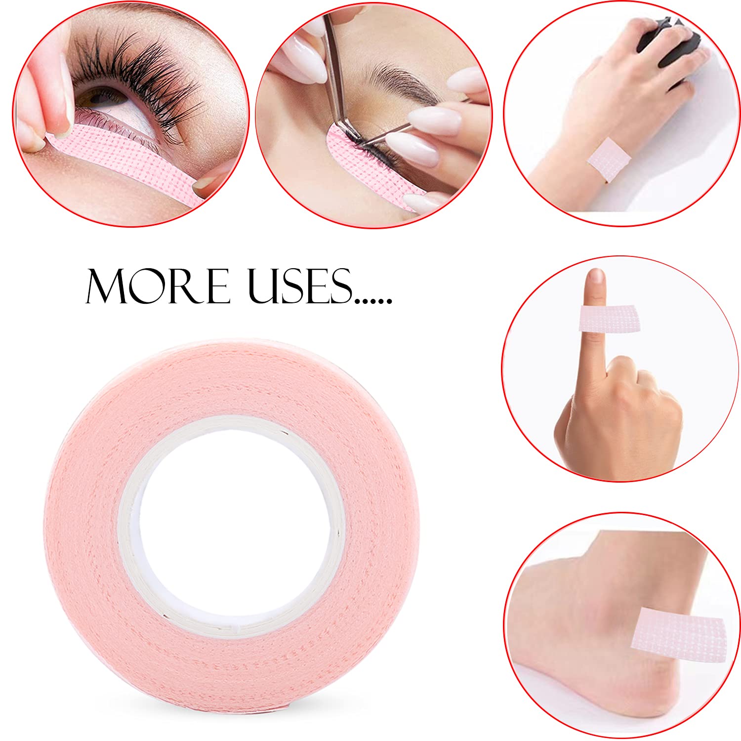 6 Gulungan Pita Bulu Mata, Pit - Eyelash Extension Guide ulasan dan harga