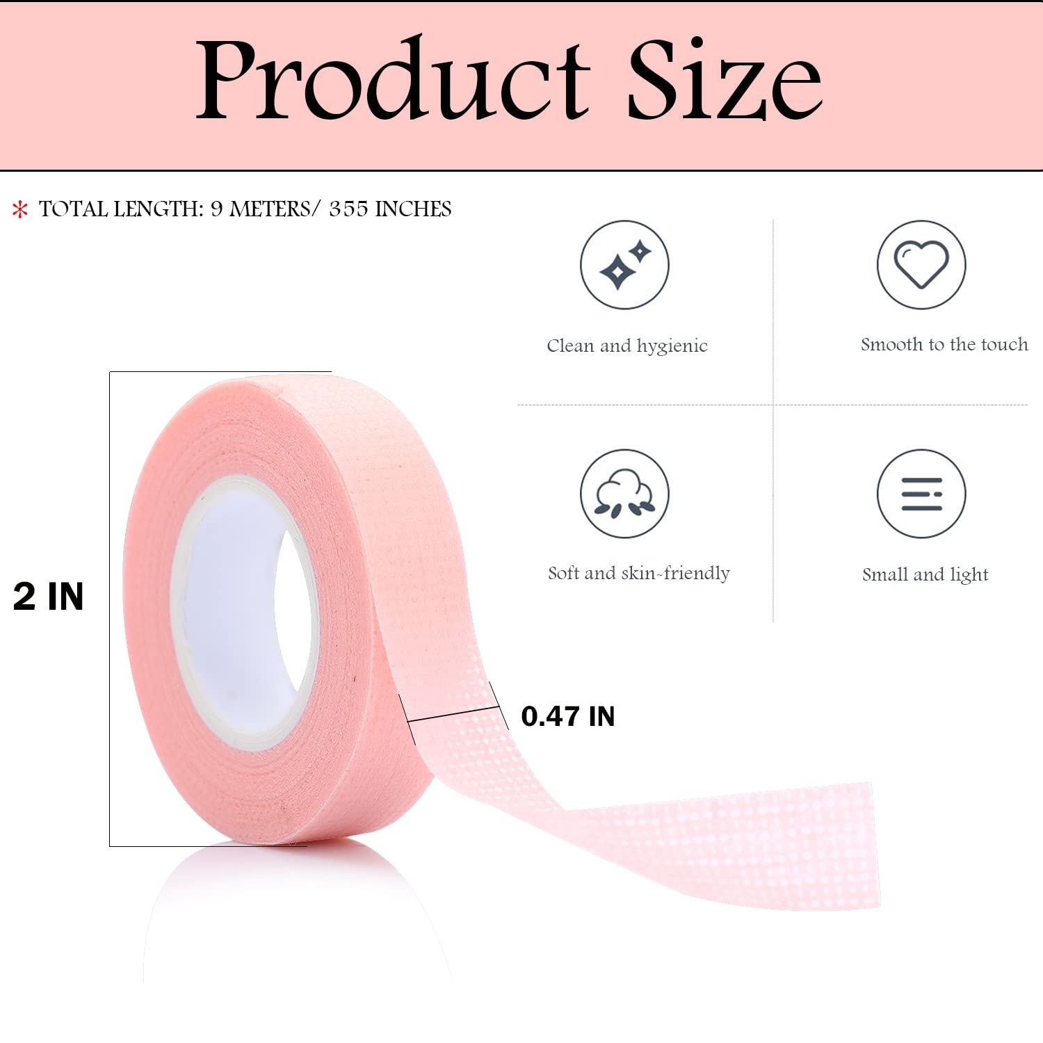 6 Gulungan Pita Bulu Mata, Pit - Eyelash Extension Guide ulasan dan harga