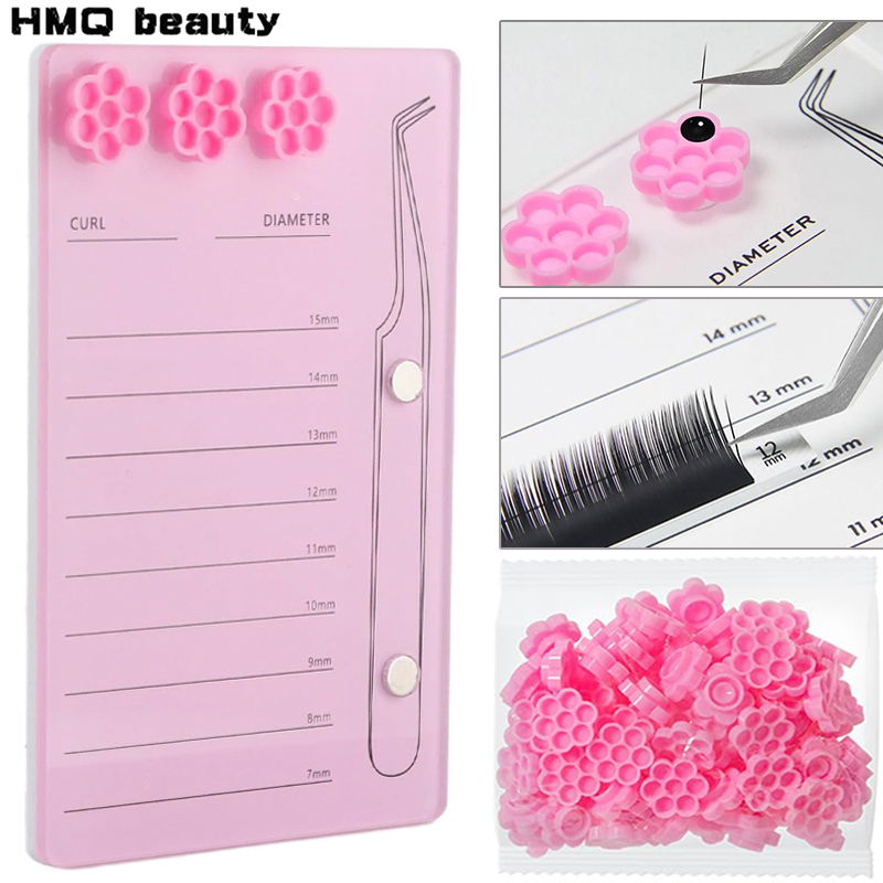 Tempat Bulu Mata Akrilik Pelat - Lash Tile Palette ulasan dan harga