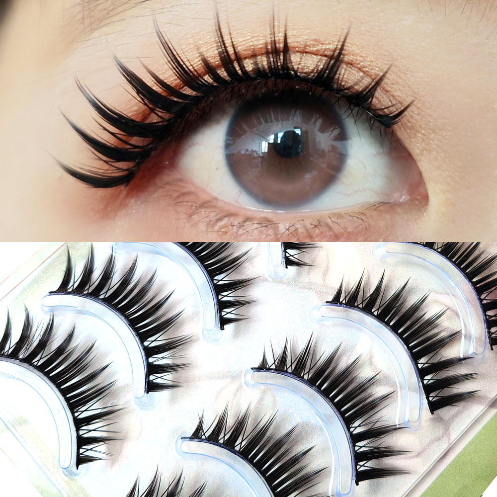 5 pasang Makeup bulu mata pals - Eyelash Extension Anime ulasan dan harga