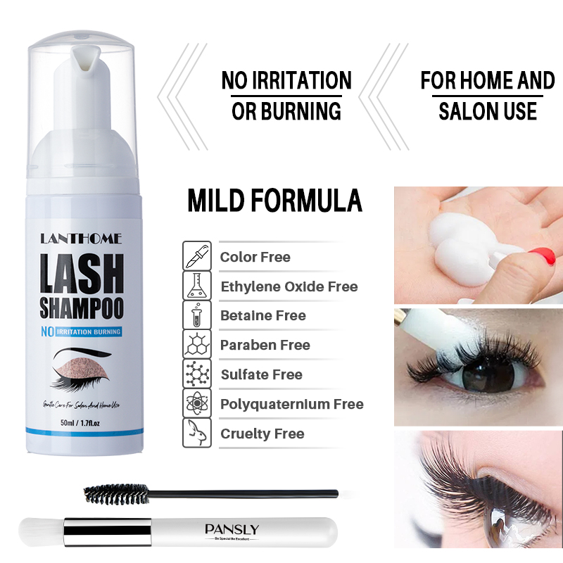Lanthome Pro sampo ekstensi bu - Eyelash Extension Wash Kit ulasan dan harga