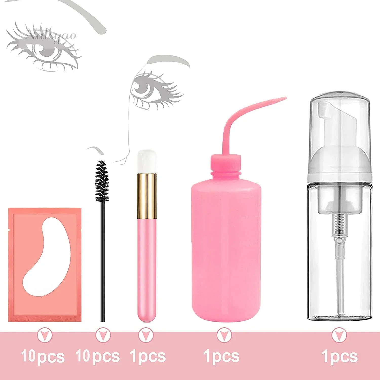 Kit Pembersih Ekstensi Bulu Ma - Eyelash Extension Wash Kit ulasan dan harga