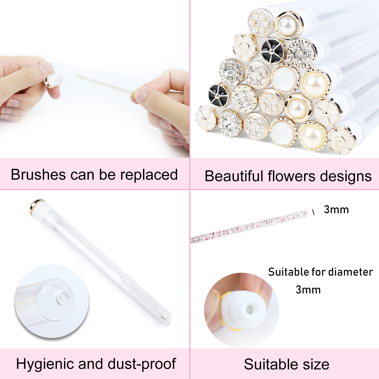 Tabung Tongkat Maskara 20 Buah - Eyelash Extension Vendor ulasan dan harga