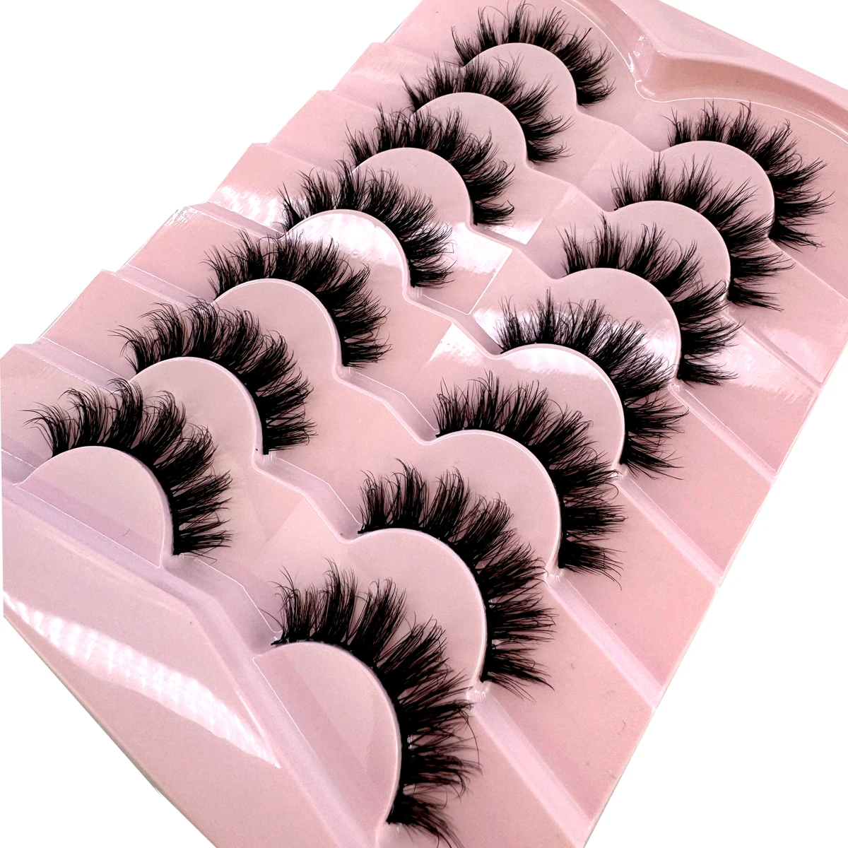 AMSDCN 7 Pasang Bulu Mata Pals - Eyelash Extension Volume Cat Eye ulasan dan harga