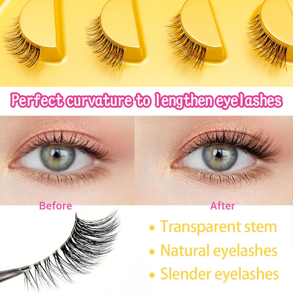 Bulu Mata Palsu Setengah Mata  - Eyelash Extension Cat Eye ulasan dan harga