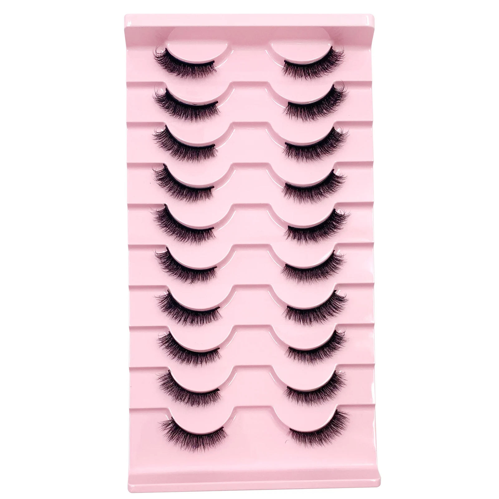Setengah Bulu Mata 10 Pasang S - Eyelash Extension Cat Eye ulasan dan harga