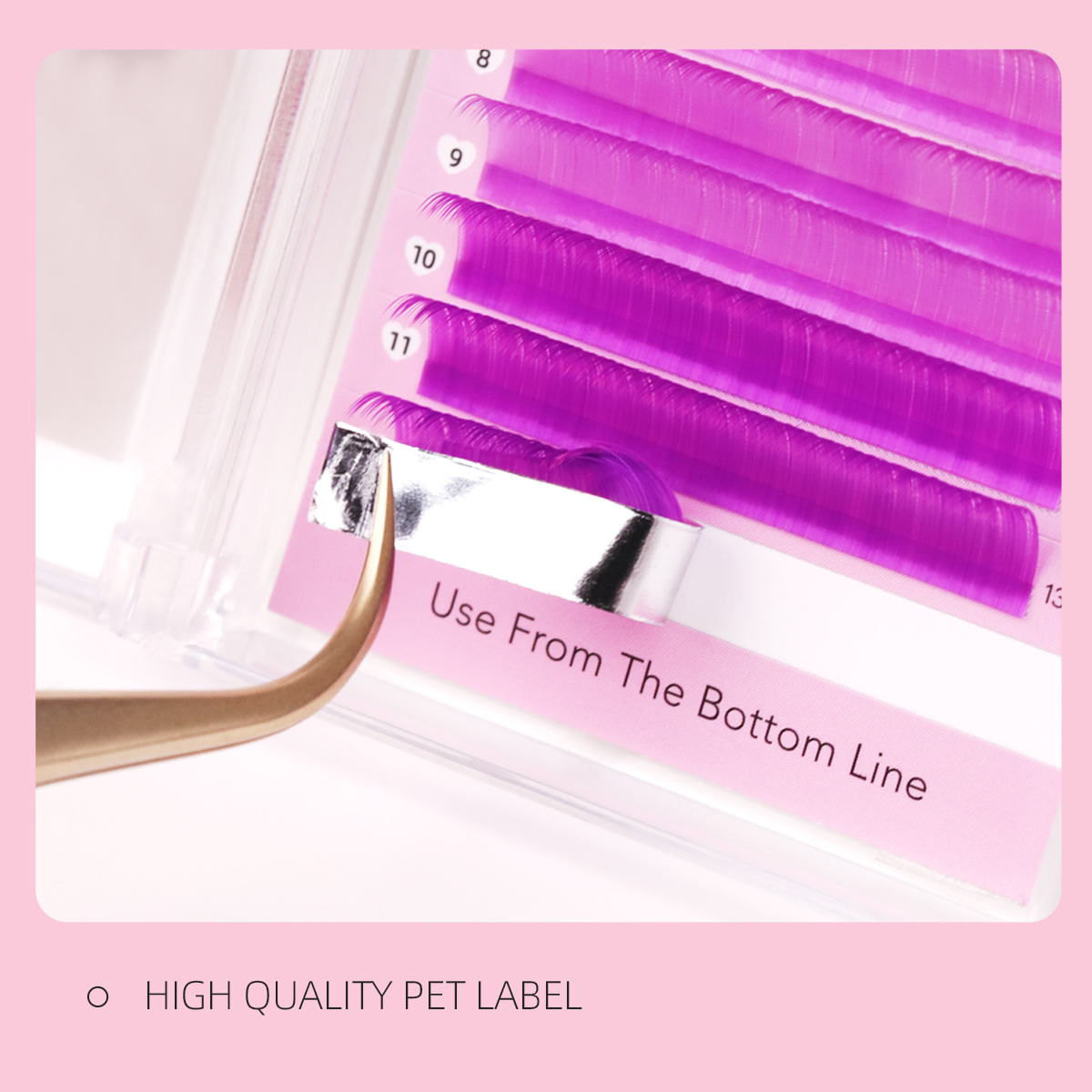 Bulu Mata Berwarna MIX Warna M - Lash Tile Palette ulasan dan harga