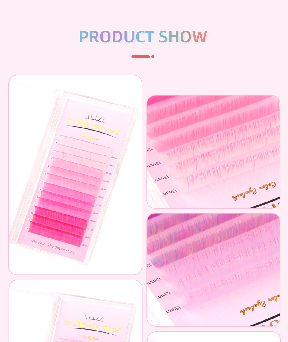 Bulu Mata Berwarna MIX Warna M - Lash Tile Palette ulasan dan harga