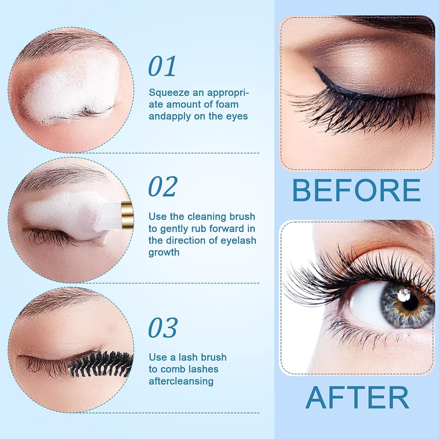 Set peralatan rias ekstensi bu - Eyelash Extension Wash Kit ulasan dan harga