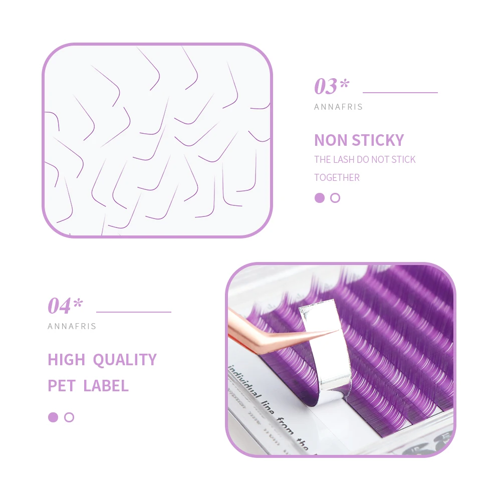 ANNAFRIS Ekstensi Bulu Mata Wa - Lash Tile Palette ulasan dan harga