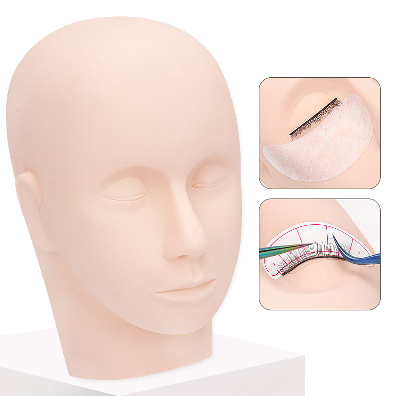 1 buah Kepala Manekin Palsu un - Eyelash Extension Guide ulasan dan harga