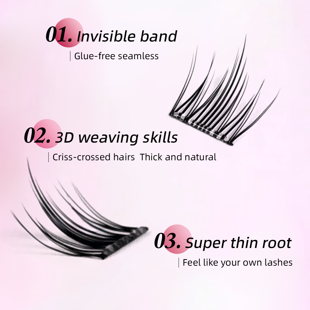 Yelix DIY Bulu Mata Cluster Pe - Eyelash Extension Anime ulasan dan harga