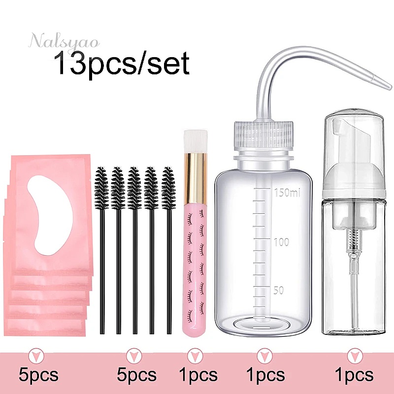 CNK 13 Pcs Set Peralatan Pembe - Eyelash Extension Wash Kit ulasan dan harga