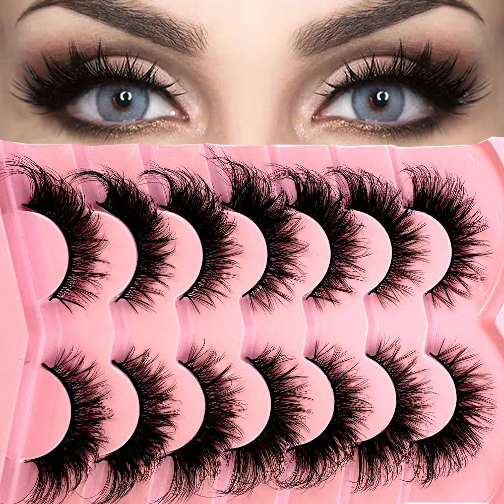 7 pasang bulu mata tebal model - Eyelash Extension Volume Cat Eye ulasan dan harga