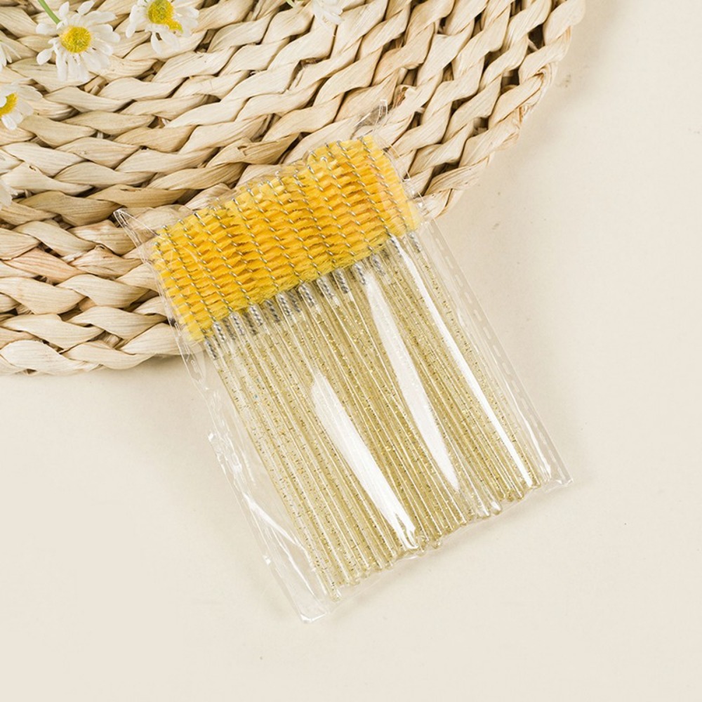 50-100 Buah Sisir Kuas Bulu Ma - Eyelash Extension Vendor ulasan dan harga