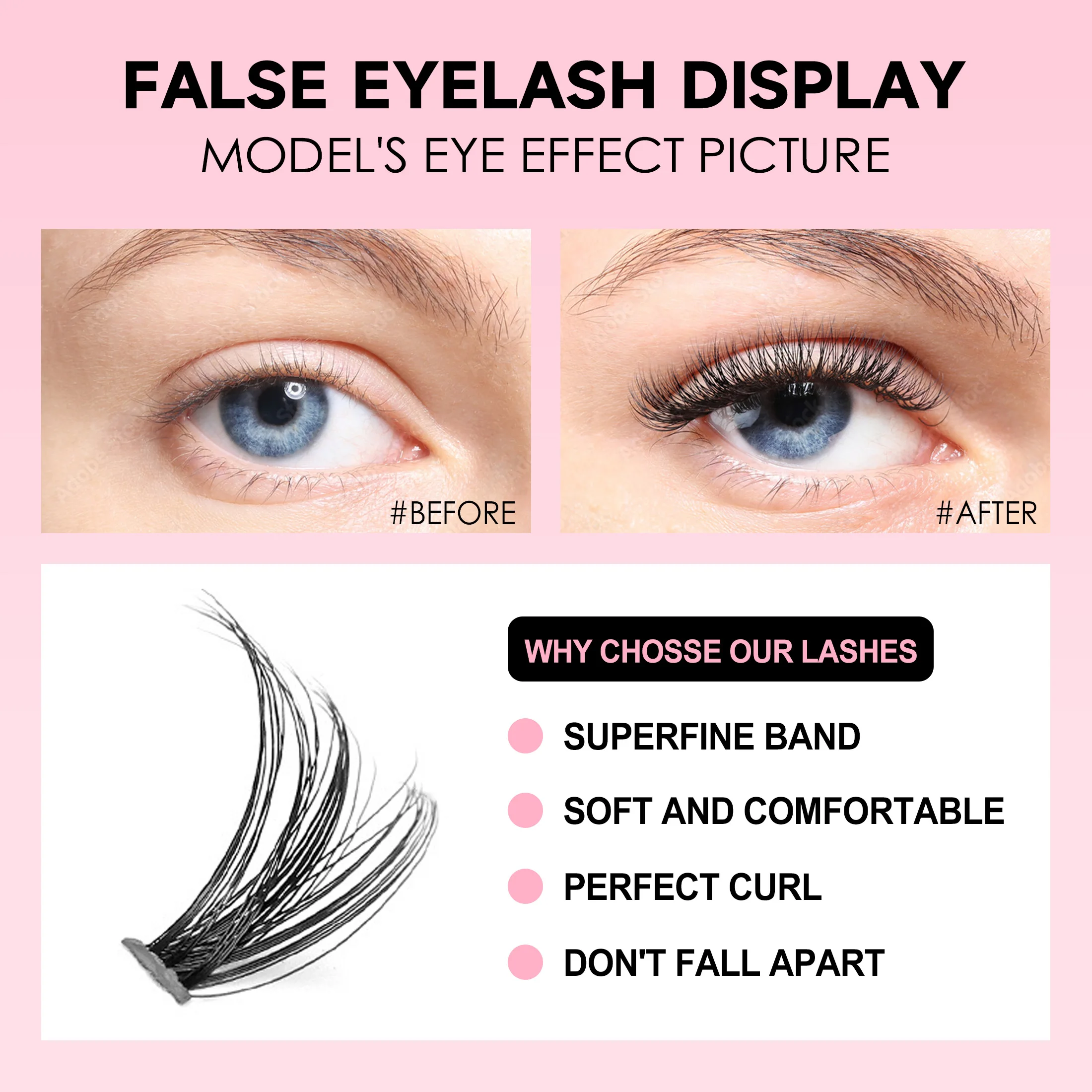 Kit ekstensi bulu mata DIY, ak - Eyelash Extension Course ulasan dan harga