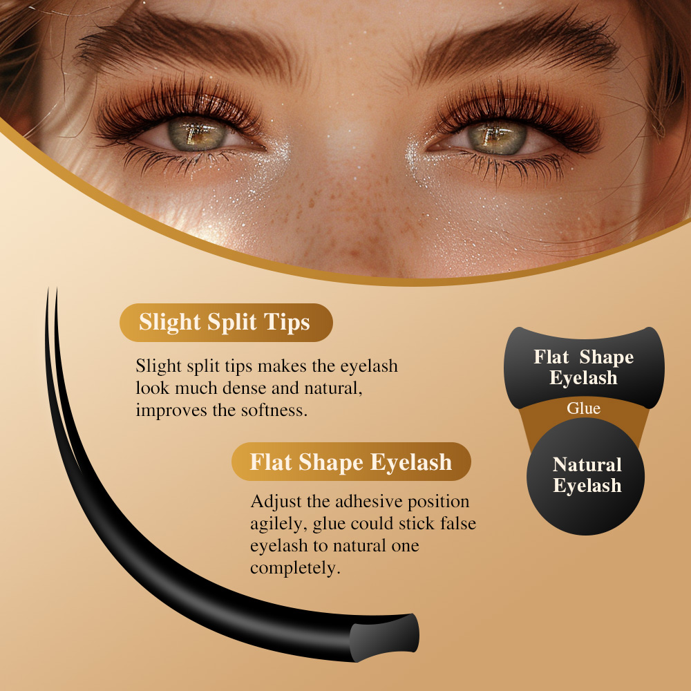 NAGARAKU Bulu Mata Elips Matte - Eyelash Extension Human Hair ulasan dan harga