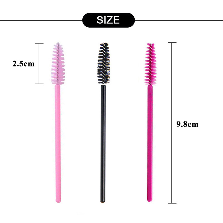 100 Buah Sikat Sisir Bulu Mata - Eyelash Extension Vendor ulasan dan harga