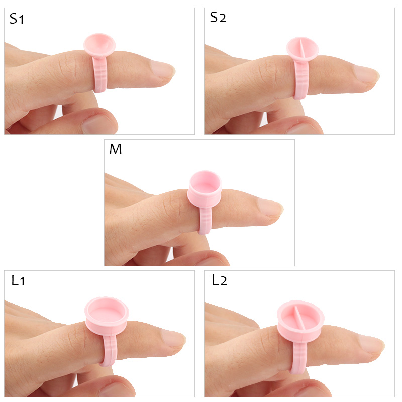 100 Pcs Sekali Pakai Lem Cinci - Eyelash Extension Guide ulasan dan harga